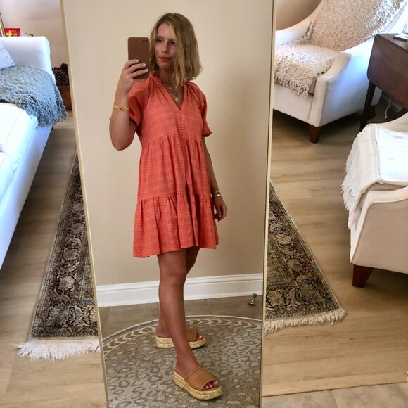 BB Dakota Steve Madden Rust Mini Dress - Picture 2 of 5